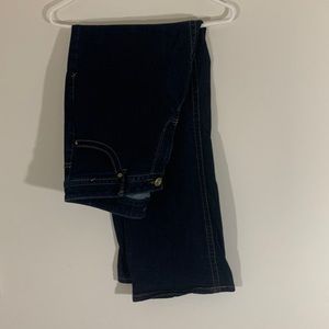 Lane Bryant Womens Jeans size 18 Regular Dark Wash Bootcut Genius Fit